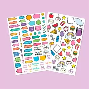 Stickers Modelo Escolar 21-22